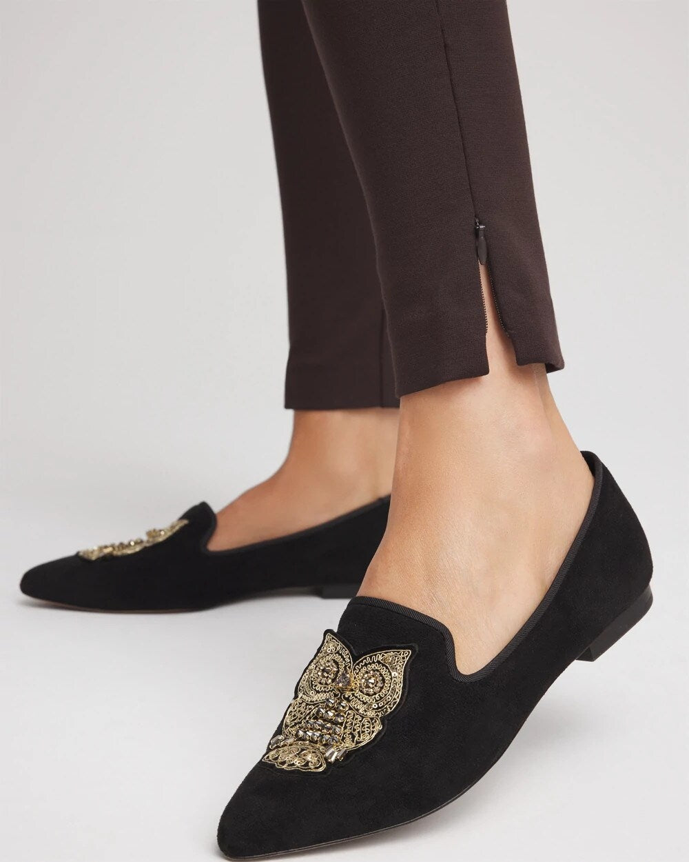 Chico's Juliet Slim Zip-Ankle Leggings