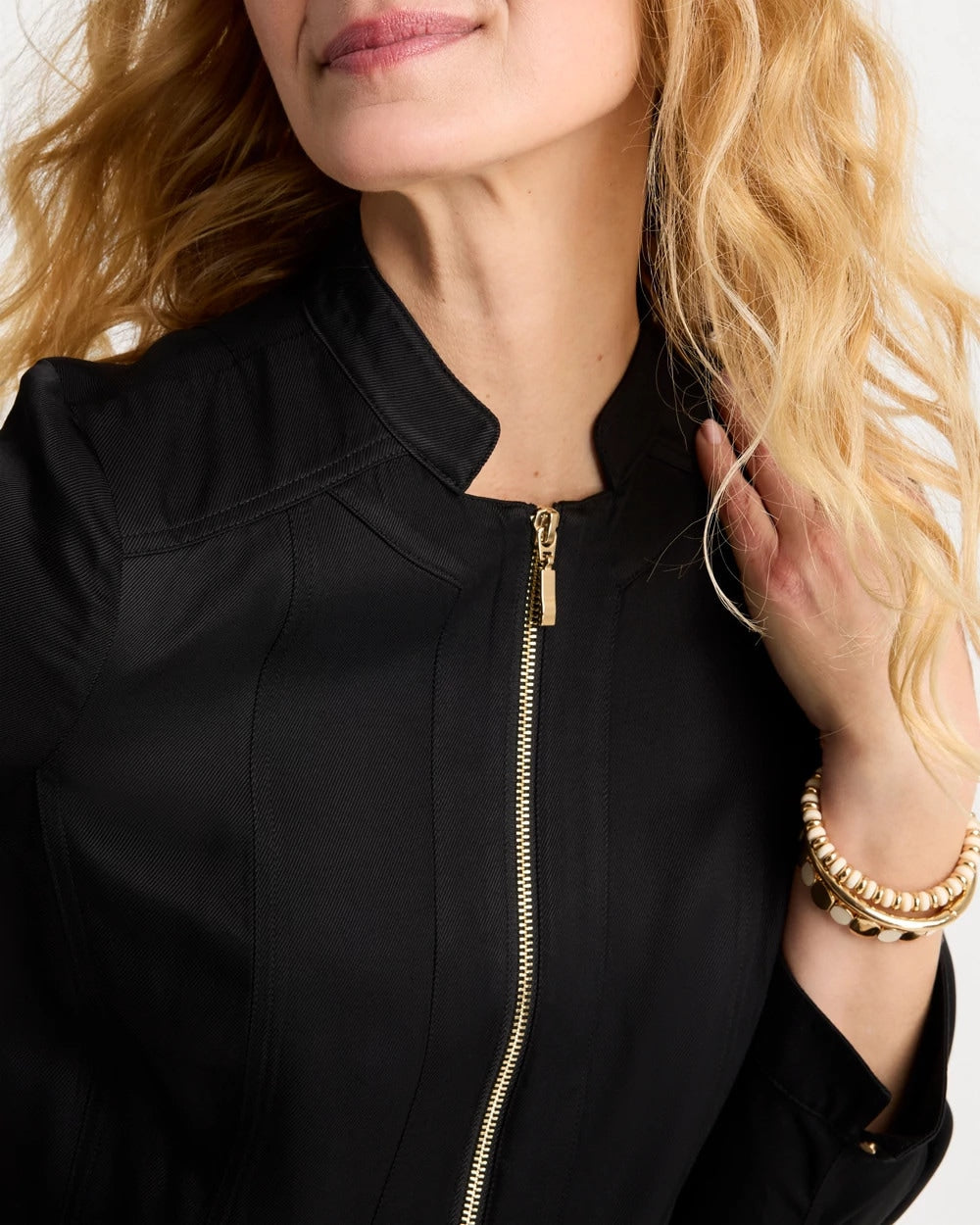 Chico's Textured Shine Jacket