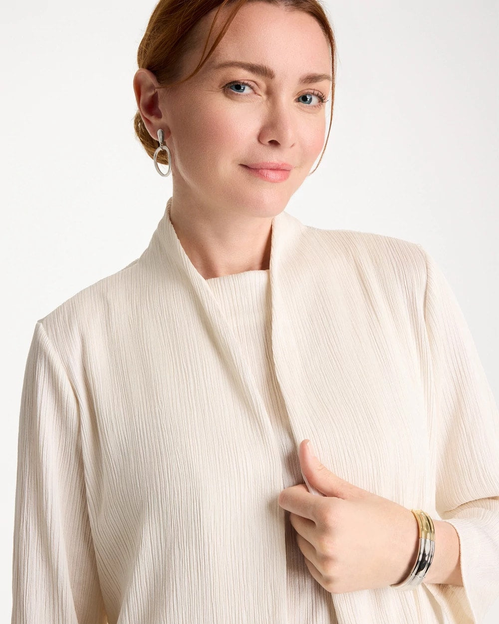 Chico's Travelers™ Crinkle Textured Cardigan