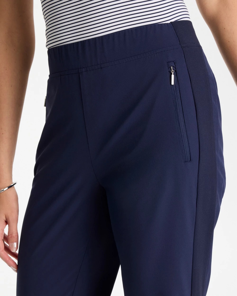 Chico's Zenergy® UPF Rib Mix Ankle Pants