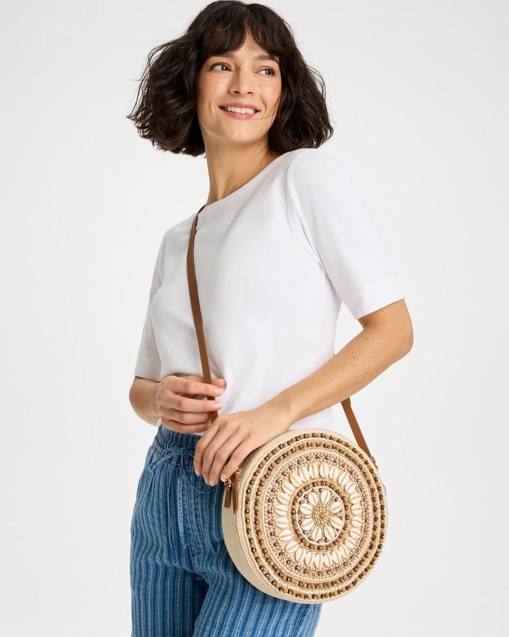 Chico's Seashell-Inspired Crossbody Bag