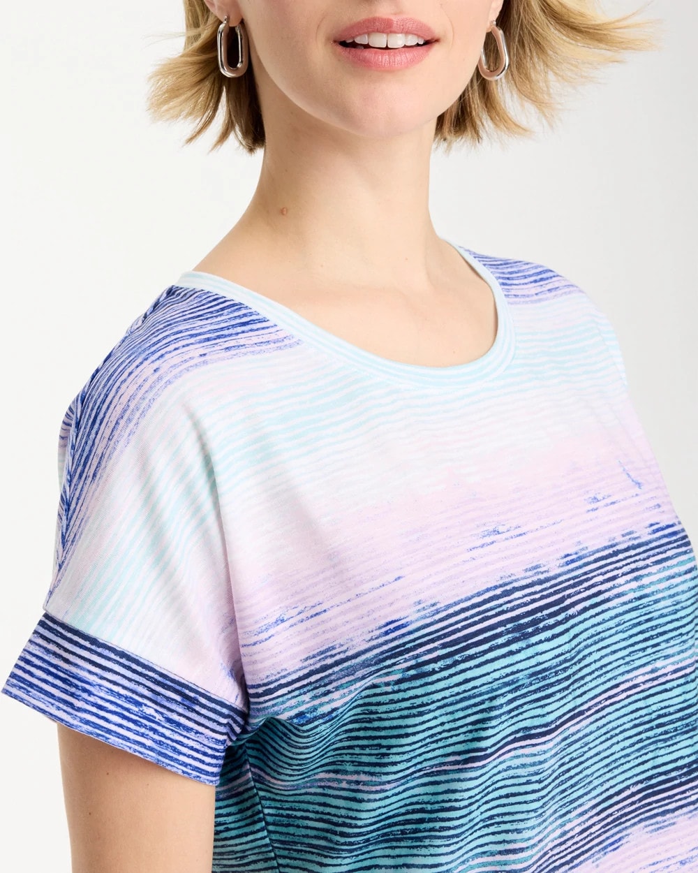 Chico's Zenergy® Ombre Drop Shoulder Tee