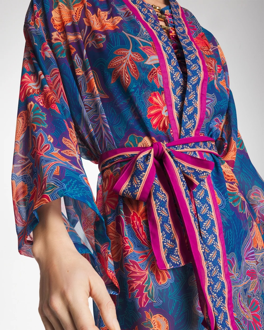 Chico's Miraclesuit® Decoupage Kimono