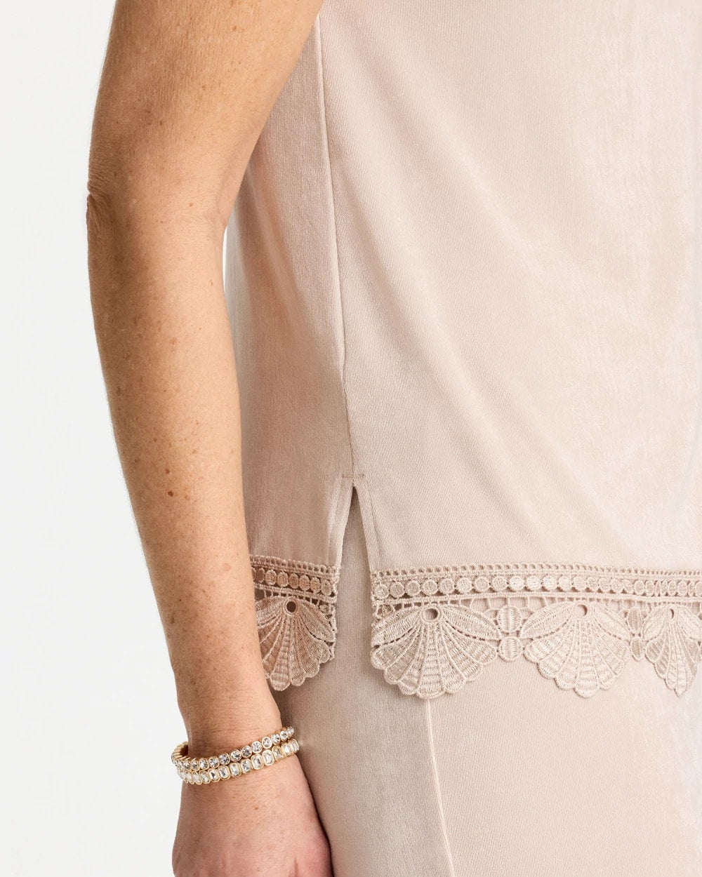 Chico's Travelers™ Scallop Lace Tank