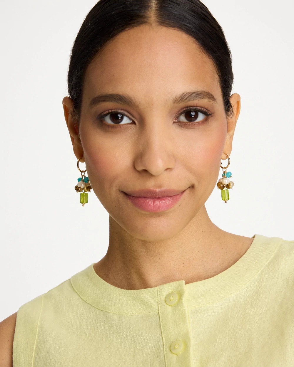 Chico's Multi-Colored Cluster Earrings