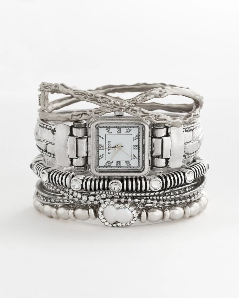 Chico's Chico's Originals Vintage Silver Cuff Watch