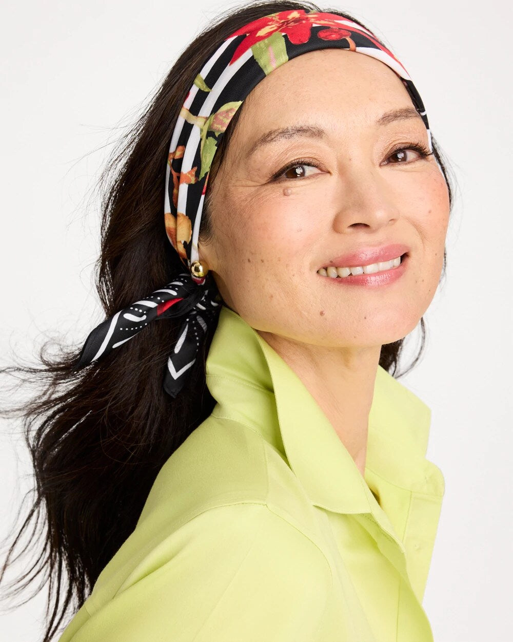 Chico's Tropical Square Scarf