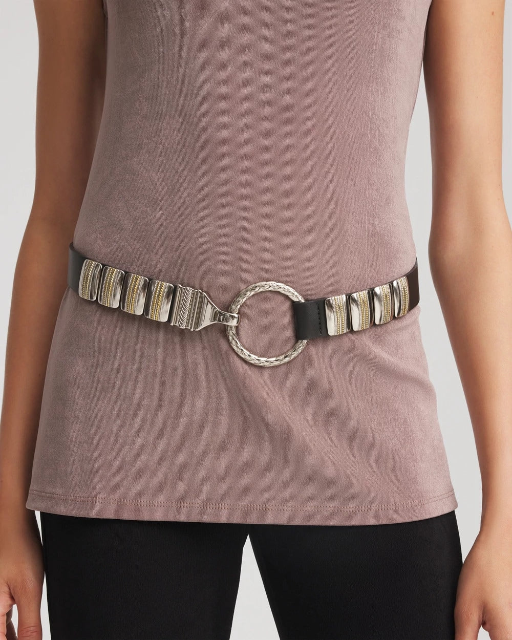 Chico's Mixed Metal Clasp Belt