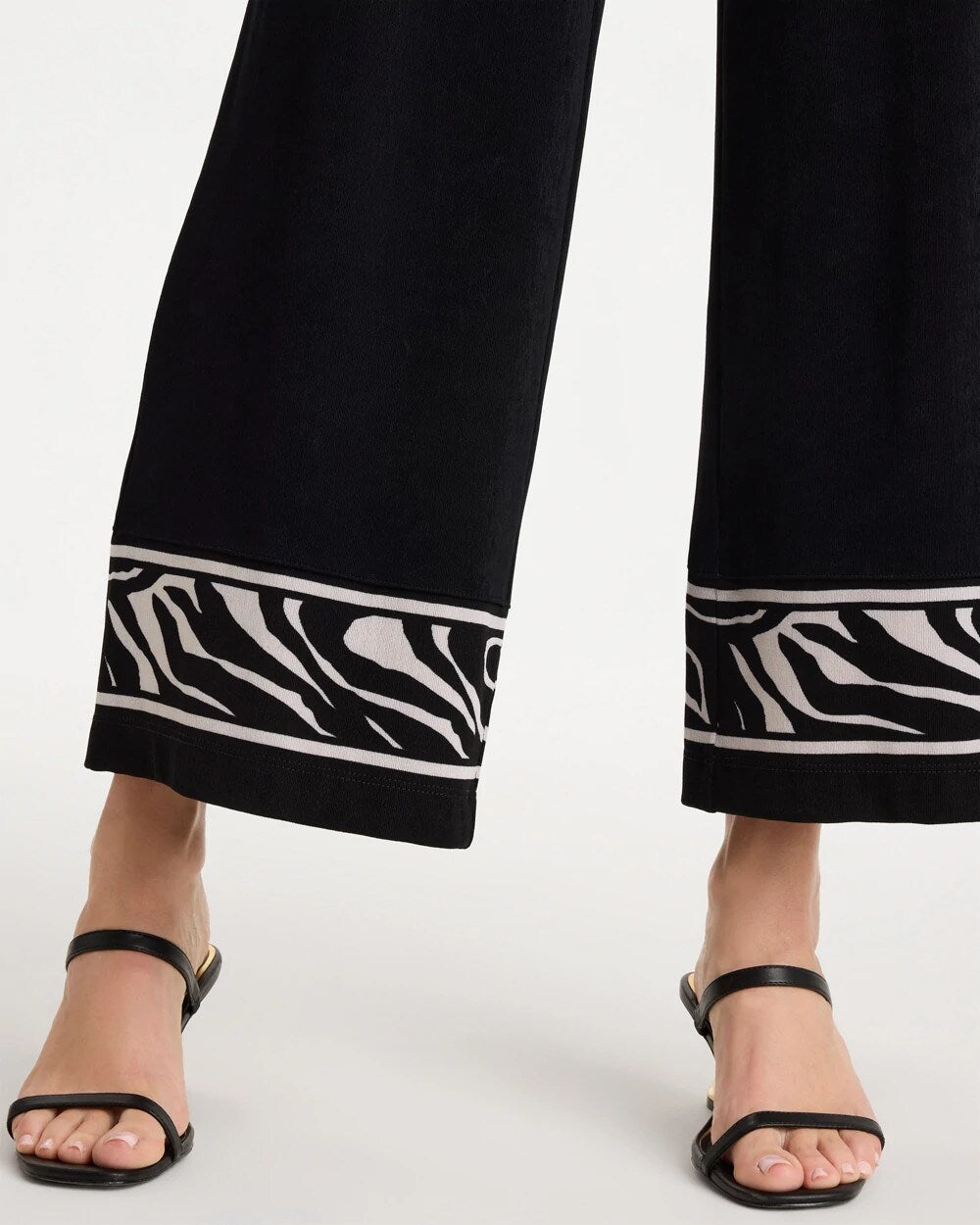 Chico's Travelers™ Abstract Zebra Cropped Pants