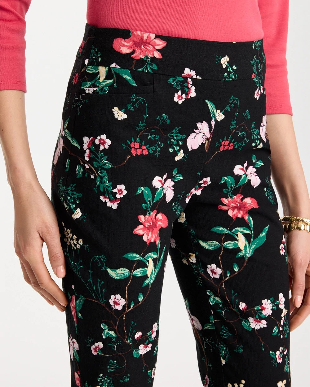 Chico's Kyoto Bloom Brigitte™ Slim Ankle Pants