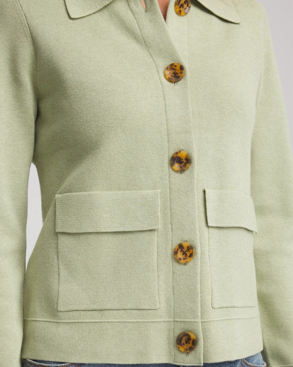 Chico's Button-Front Cardigan Jacket