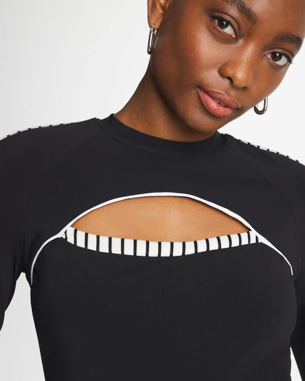 Chico's Gottex Coco Long Sleeve One Piece