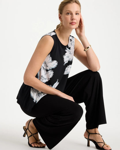 Chico's Travelers™ Knit Abstract Floral Swing Tank