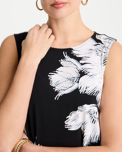 Chico's Travelers™ Knit Abstract Floral Swing Tank