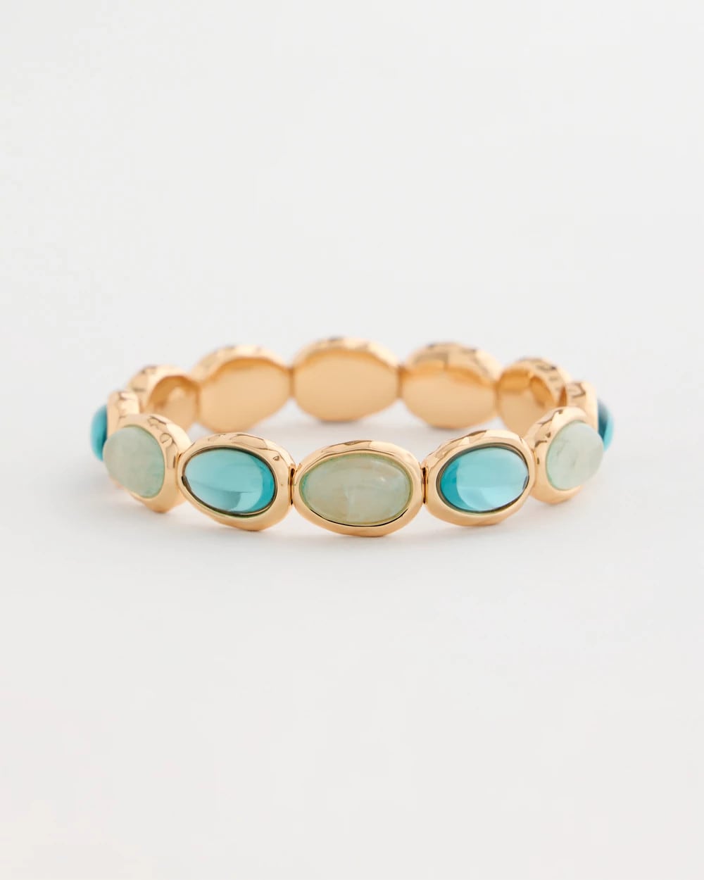 Chico's Quartz Stone Large Stretch Bracelet