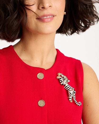Chico's Tiger Brooch