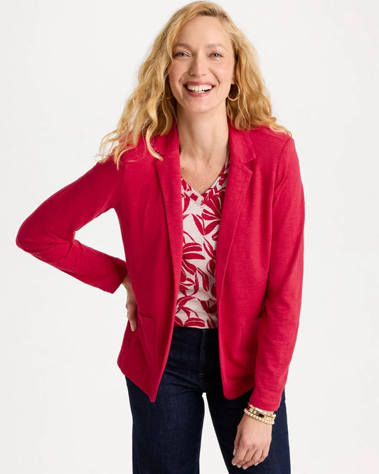 Chico's Slub Knit Blazer