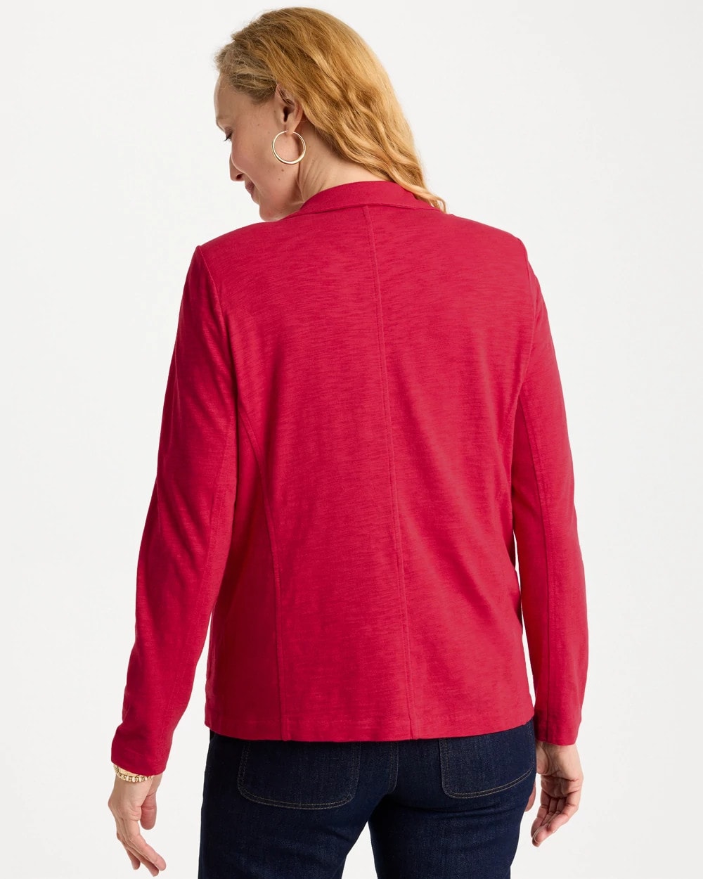 Chico's Slub Knit Blazer