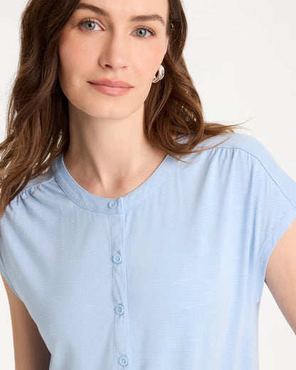Chico's Refined Button Tee