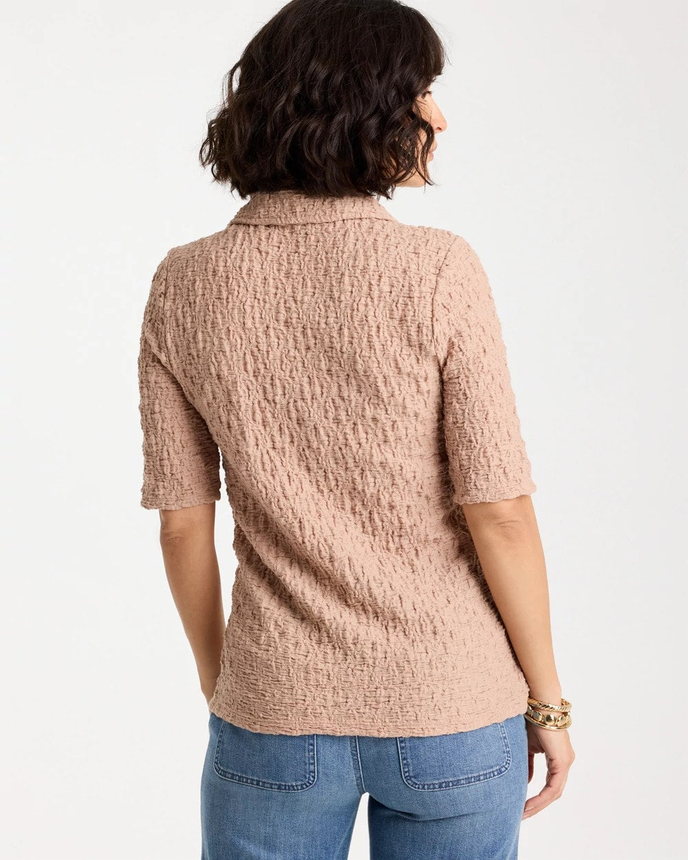Chico's Textured Camp Tee