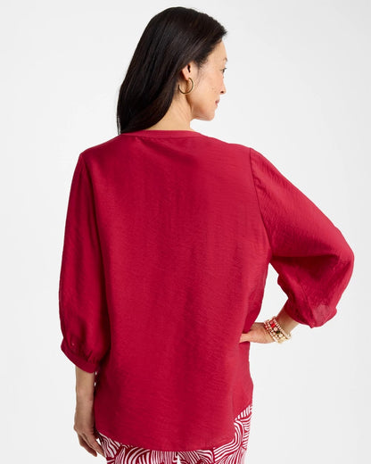 Chico's Tie-Front Top