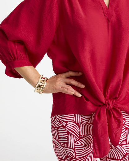 Chico's Tie-Front Top