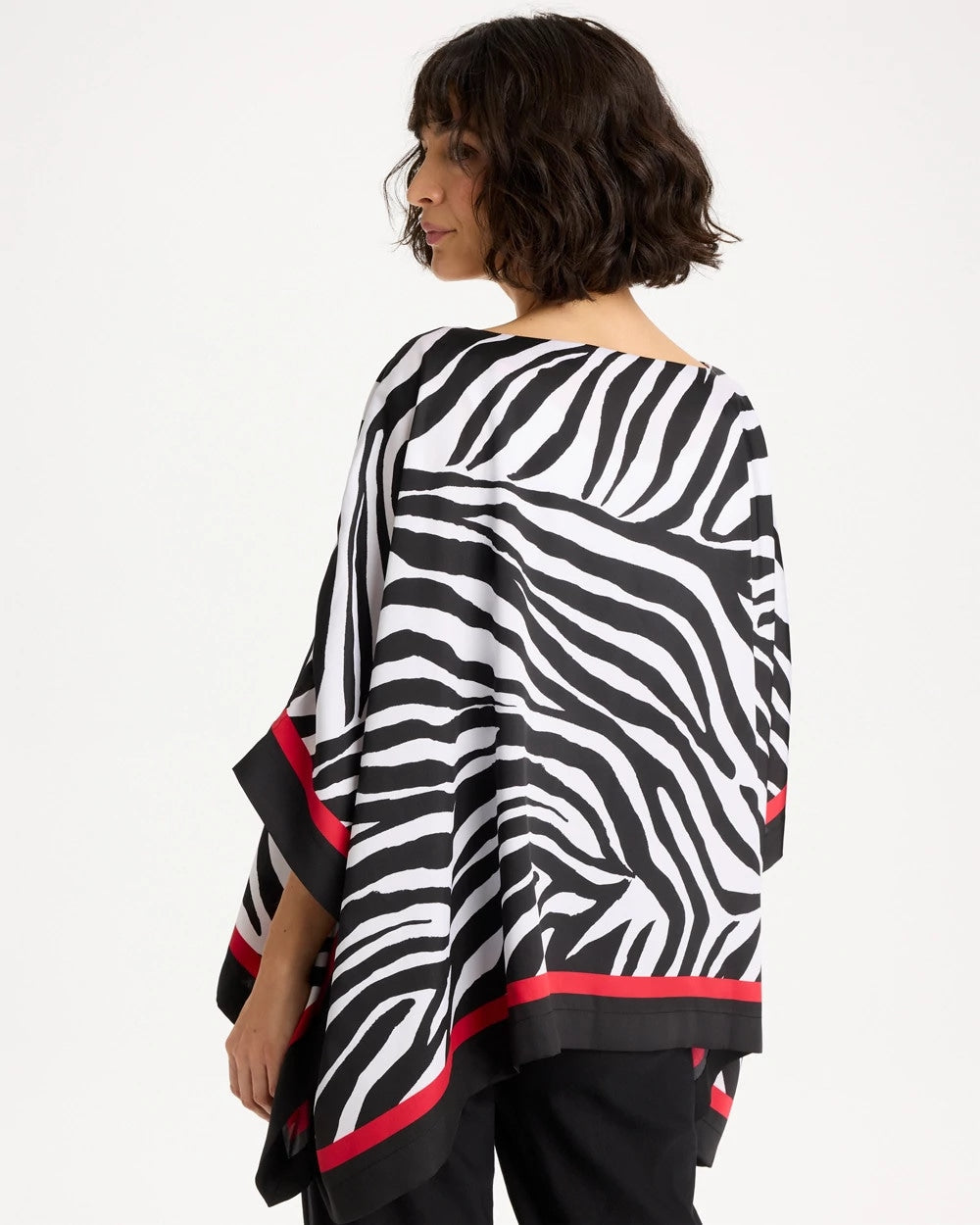 Chico's Woven Animal Print Poncho
