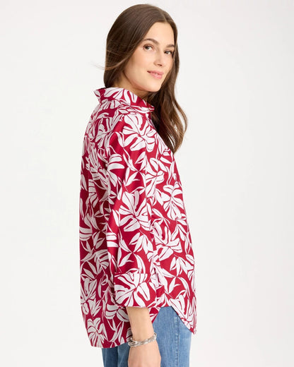 Chico's No Iron™ Stretch Palm Print Shirt