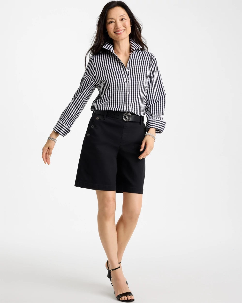 Chico's No Iron™ Stretch Gingham Shirt