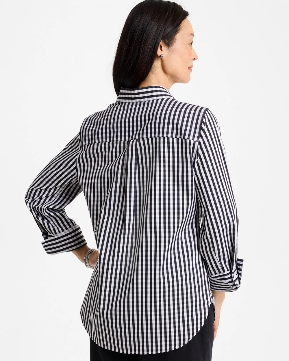 Chico's No Iron™ Stretch Gingham Shirt