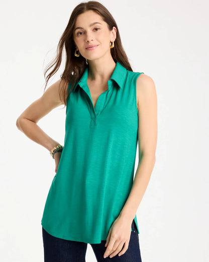 Chico's Collared Tunic Tank