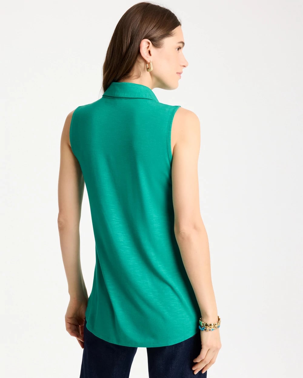 Chico's Collared Tunic Tank