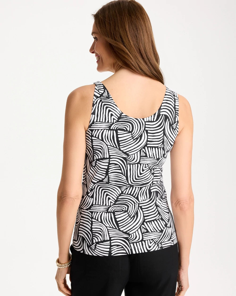 Chico's Printed Microfiber Tank