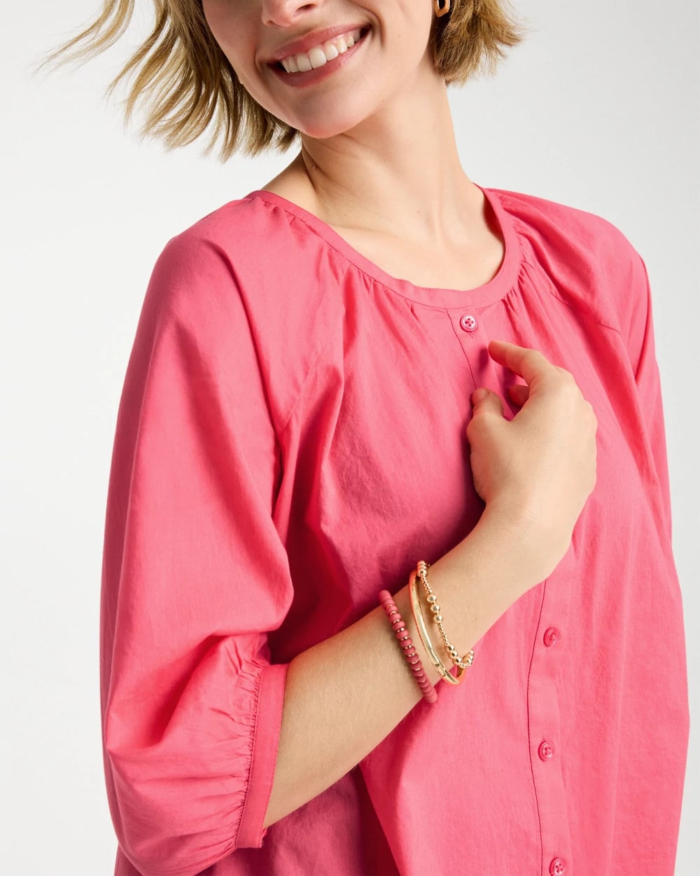 Chico's Cotton Voile Blouse