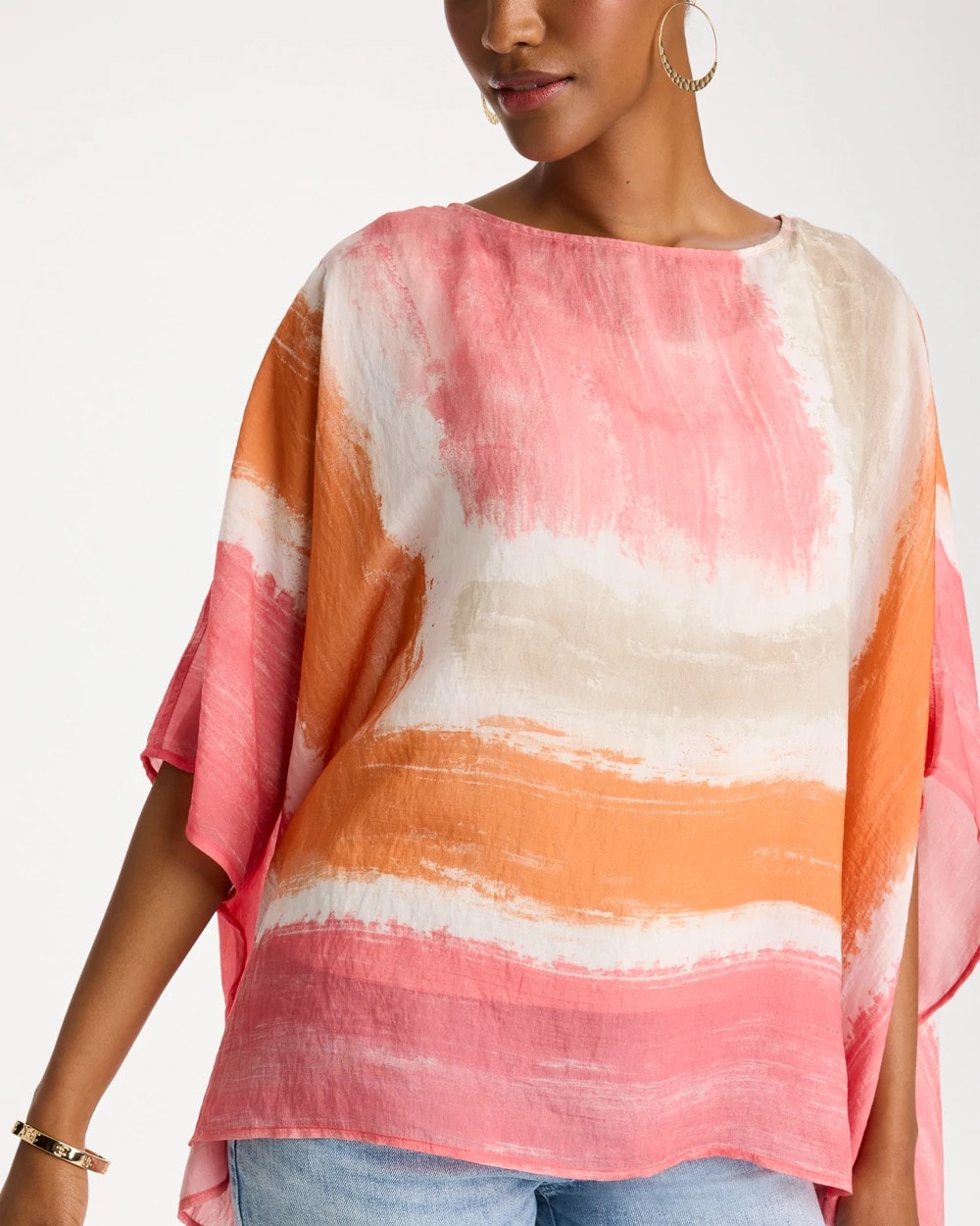 Chico's Printed Poncho