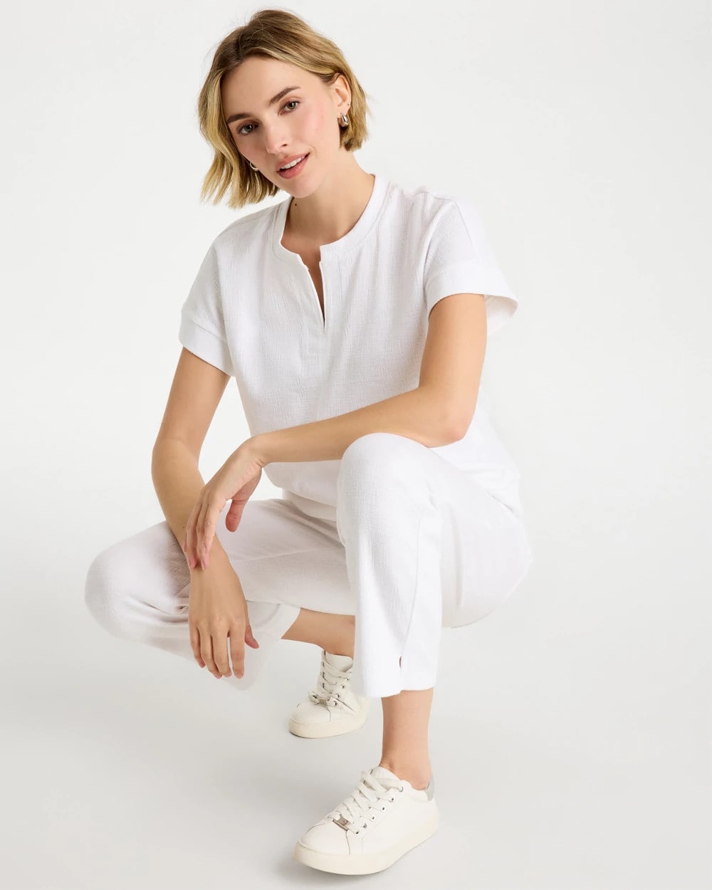 Chico's Zenergy® Crosshatch Knit Top