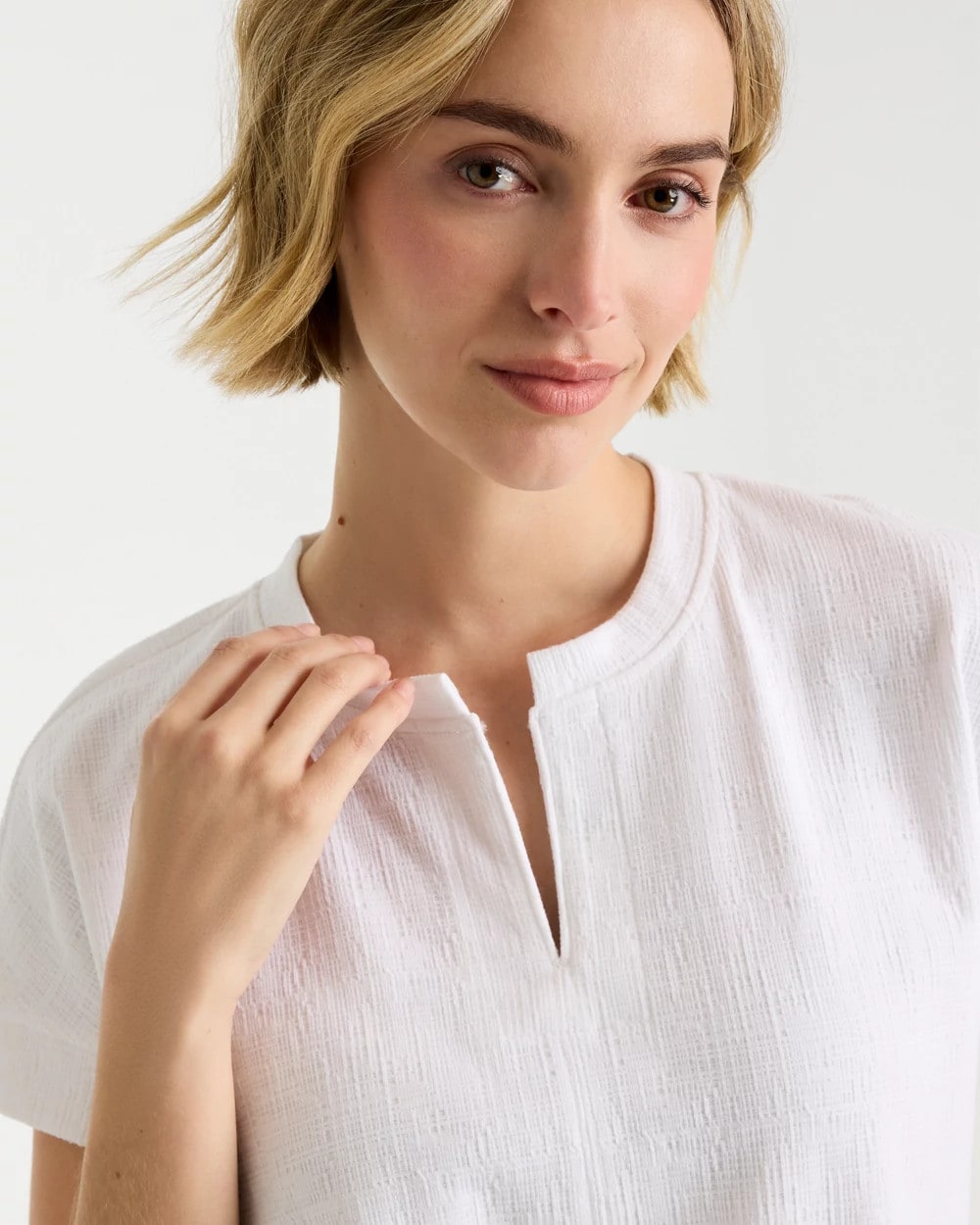 Chico's Zenergy® Crosshatch Knit Top