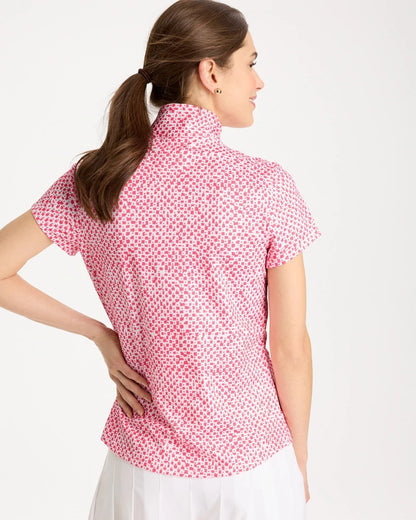 Chico's Zenergy® UPF Geo Half Zip Polo