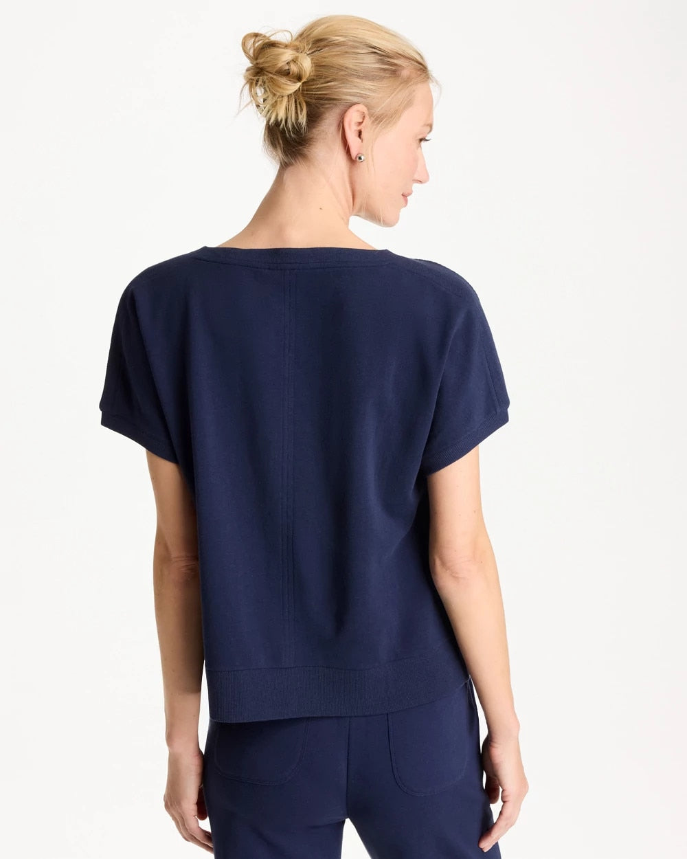 Chico's Zenergy® Gauze French Terry Mix Tee
