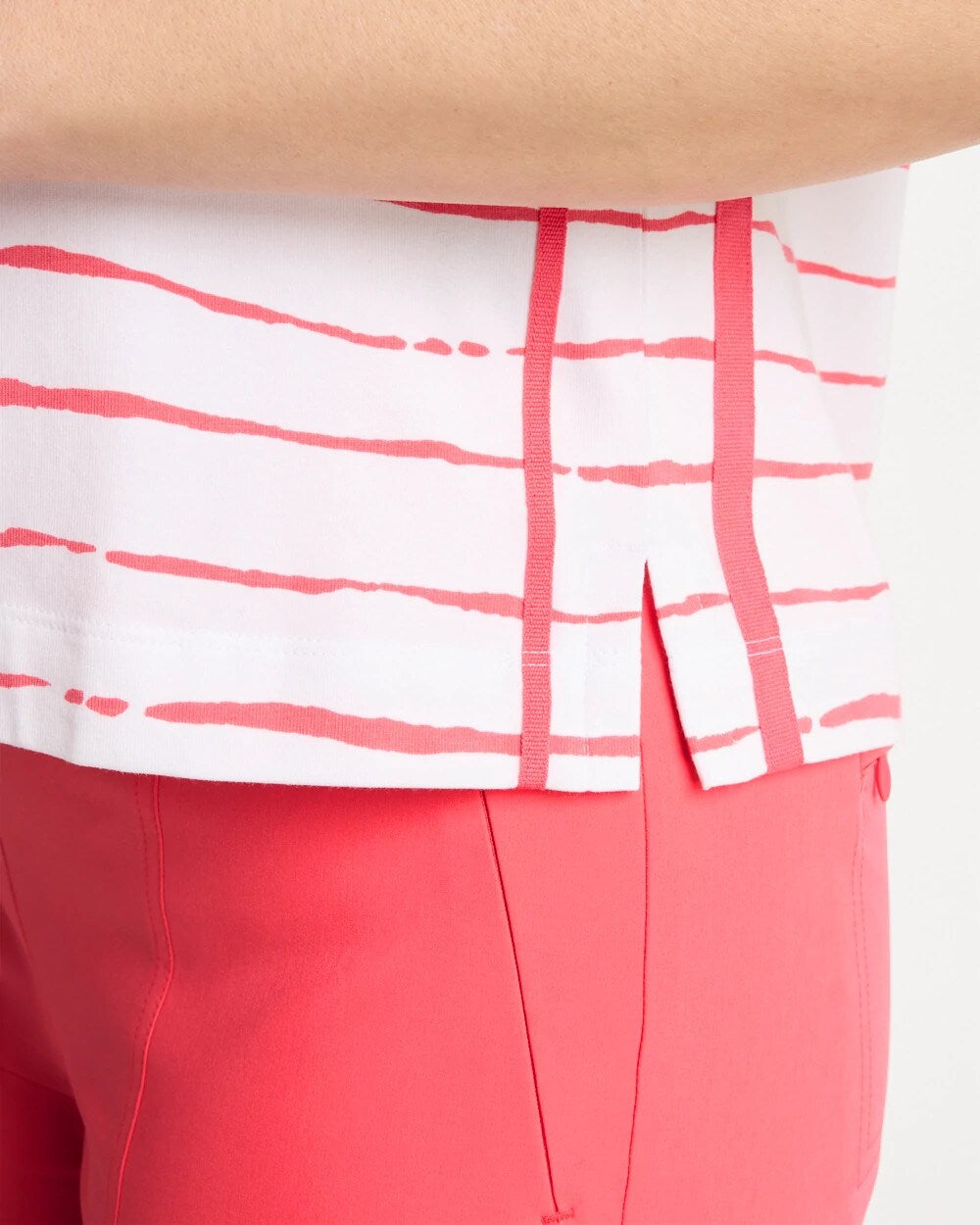 Chico's Zenergy® UPF Striped Dolman Tee