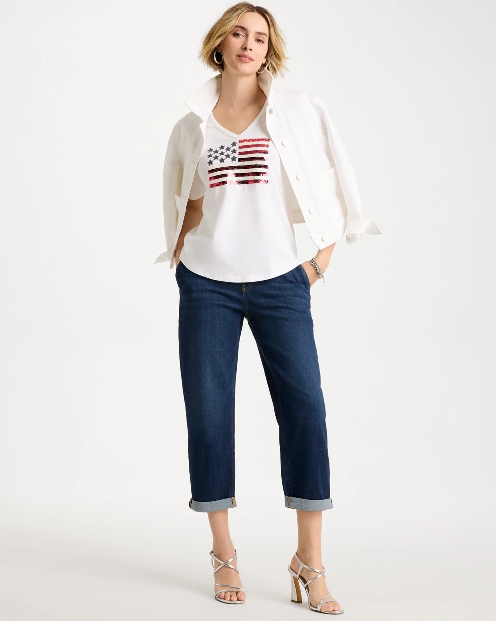 Chico's Americana Tee
