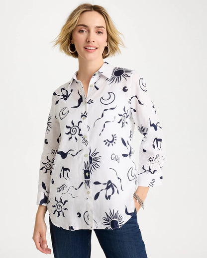 Chico's No Iron™ Linen Beach Shirt