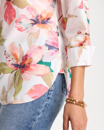 Chico's No Iron™ Stretch Croix Collage Shirt