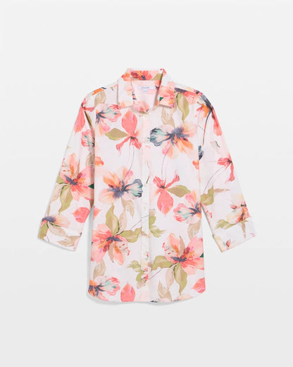Chico's No Iron™ Stretch Croix Collage Shirt