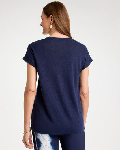 Chico's Linen Button Tunic