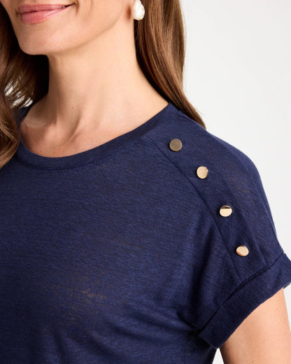 Chico's Linen Button Tunic