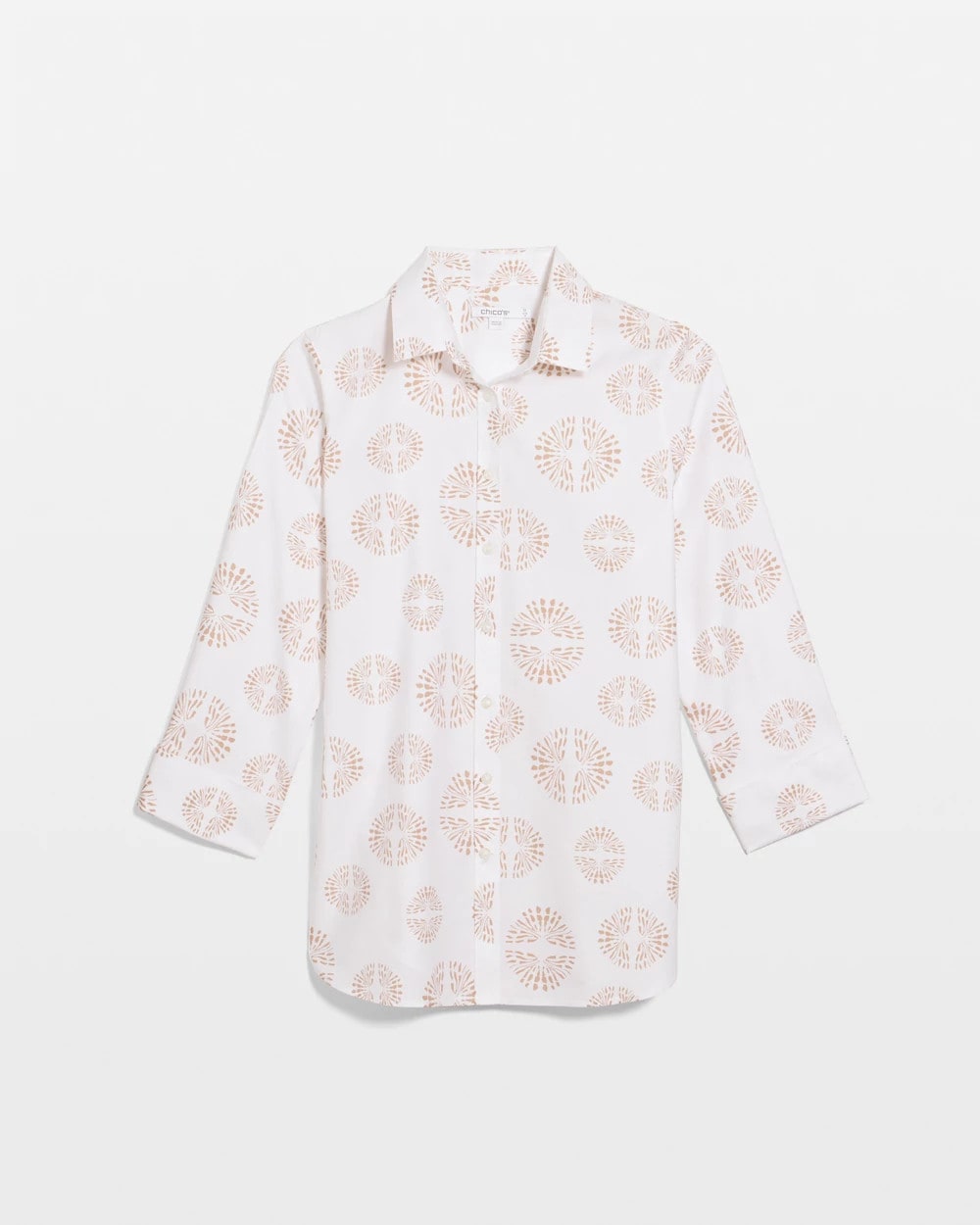 Chico's No Iron™ Stretch Stamped Shirt