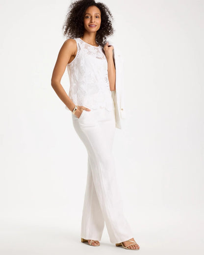 Chico's Petal Lace Applique Tank