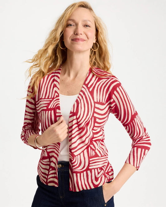 Chico's Geo Summer Romance Cardigan