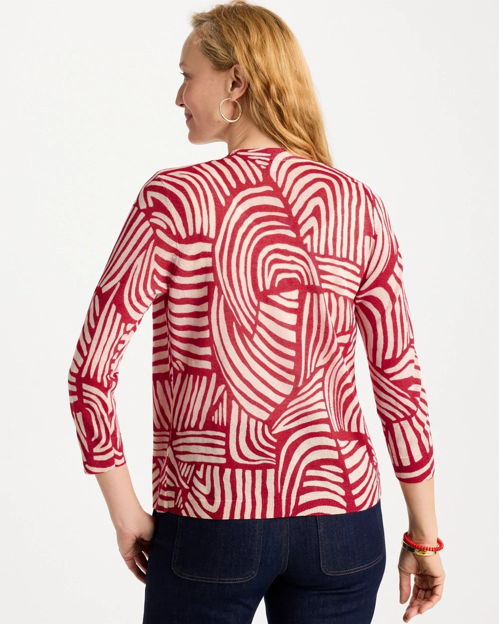 Chico's Geo Summer Romance Cardigan
